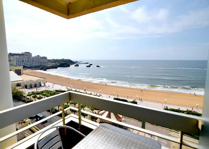 Nouvelle Vague Modern Ocean View W Balcony - Swimming Pool Biarritz