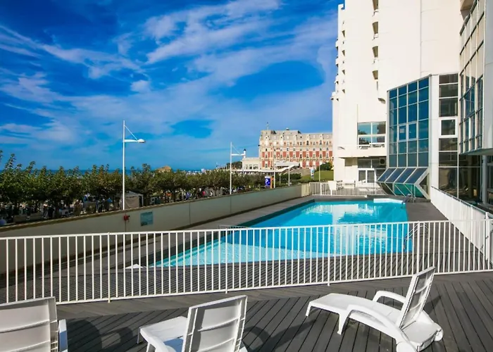 Nouvelle Vague Modern Ocean View W Balcony - Swimming Pool Apartman Biarritz